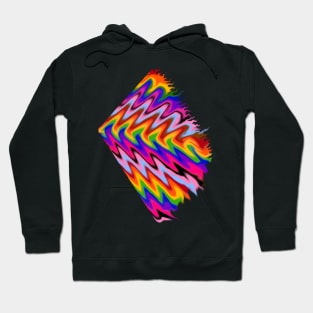 Abstract rainbow 2nd Hoodie